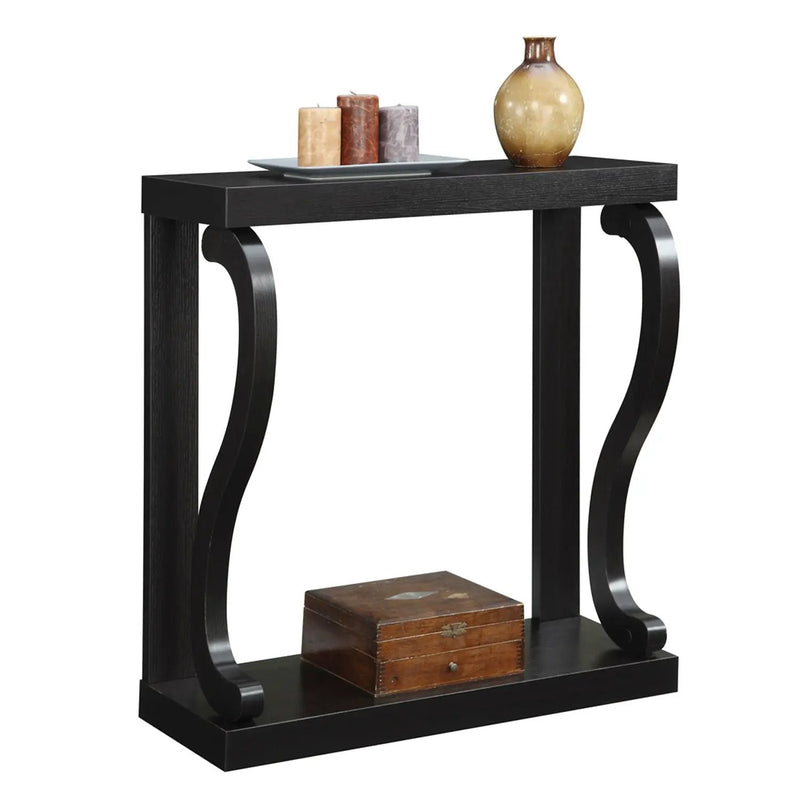 Modern Curved Legs Rich Espresso Console Table by HomePacific