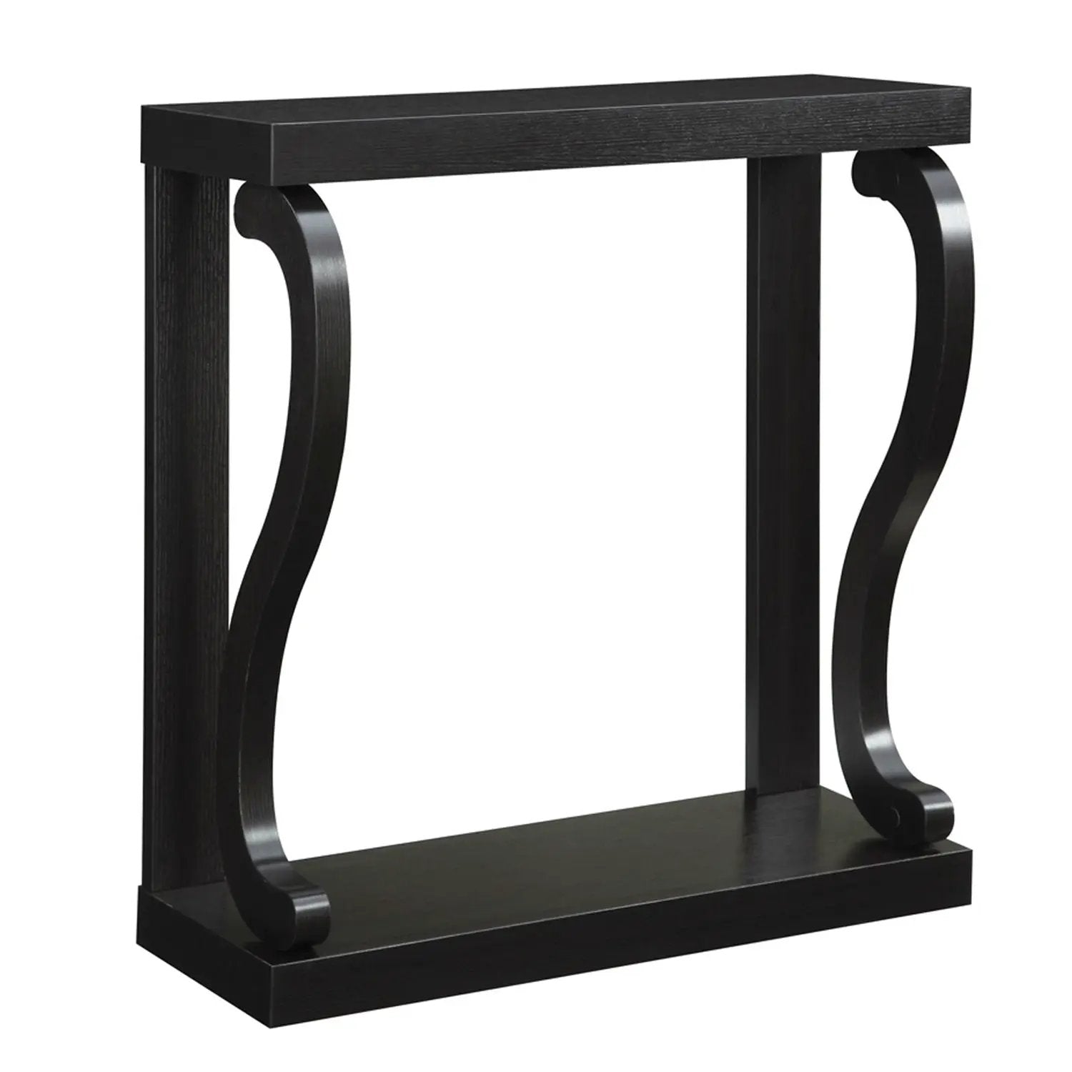 Modern Curved Legs Rich Espresso Console Table by HomePacific