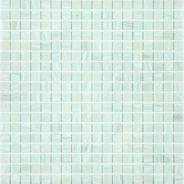 Ice Green 12x12 Glossy Uniform Square Glass Mosaic Tile (20 pack, 18.69 sq ft/case)