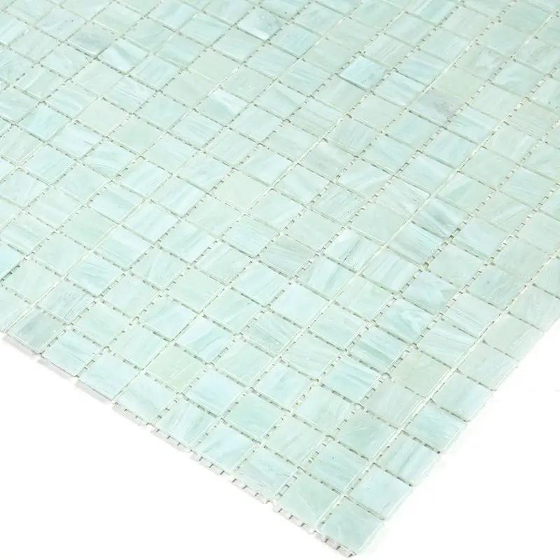 Ice Green 12x12 Glossy Uniform Square Glass Mosaic Tile (20 pack, 18.69 sq ft/case) by Apollo Tile