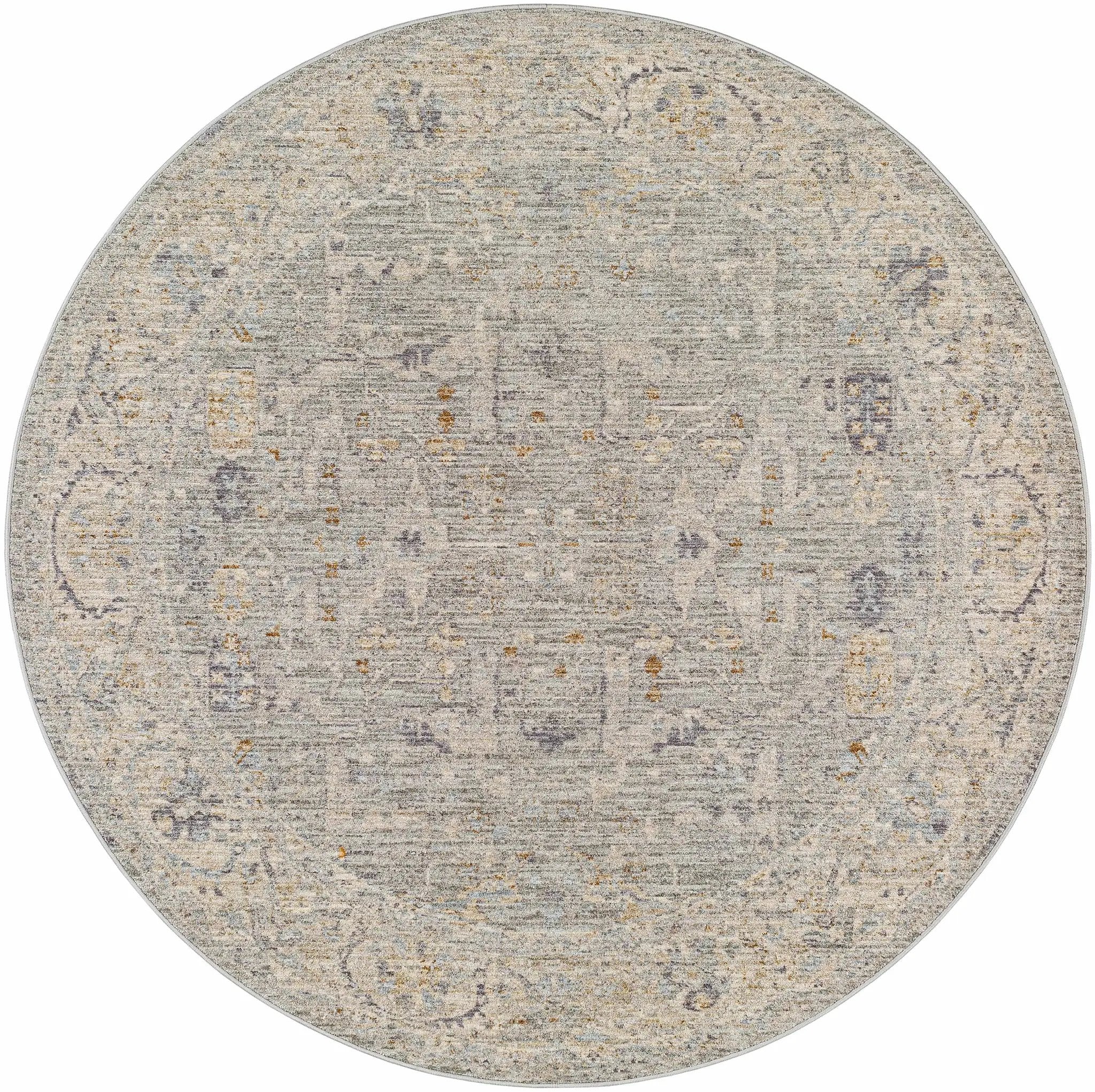 Merv Beige Neutral Thick Luxe Statement Rug by Boutique Rugs