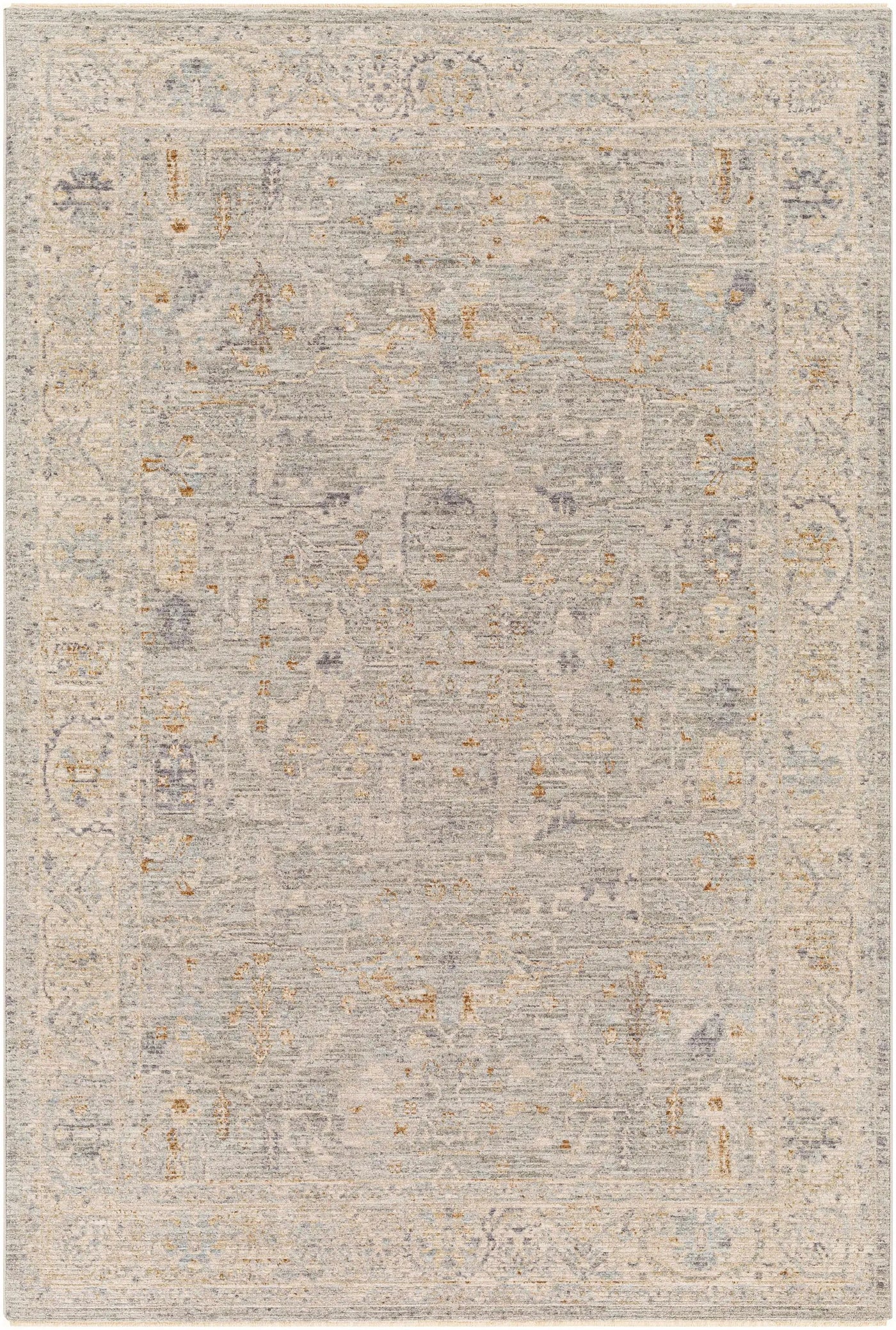 Merv Beige Neutral Thick Luxe Statement Rug by Boutique Rugs