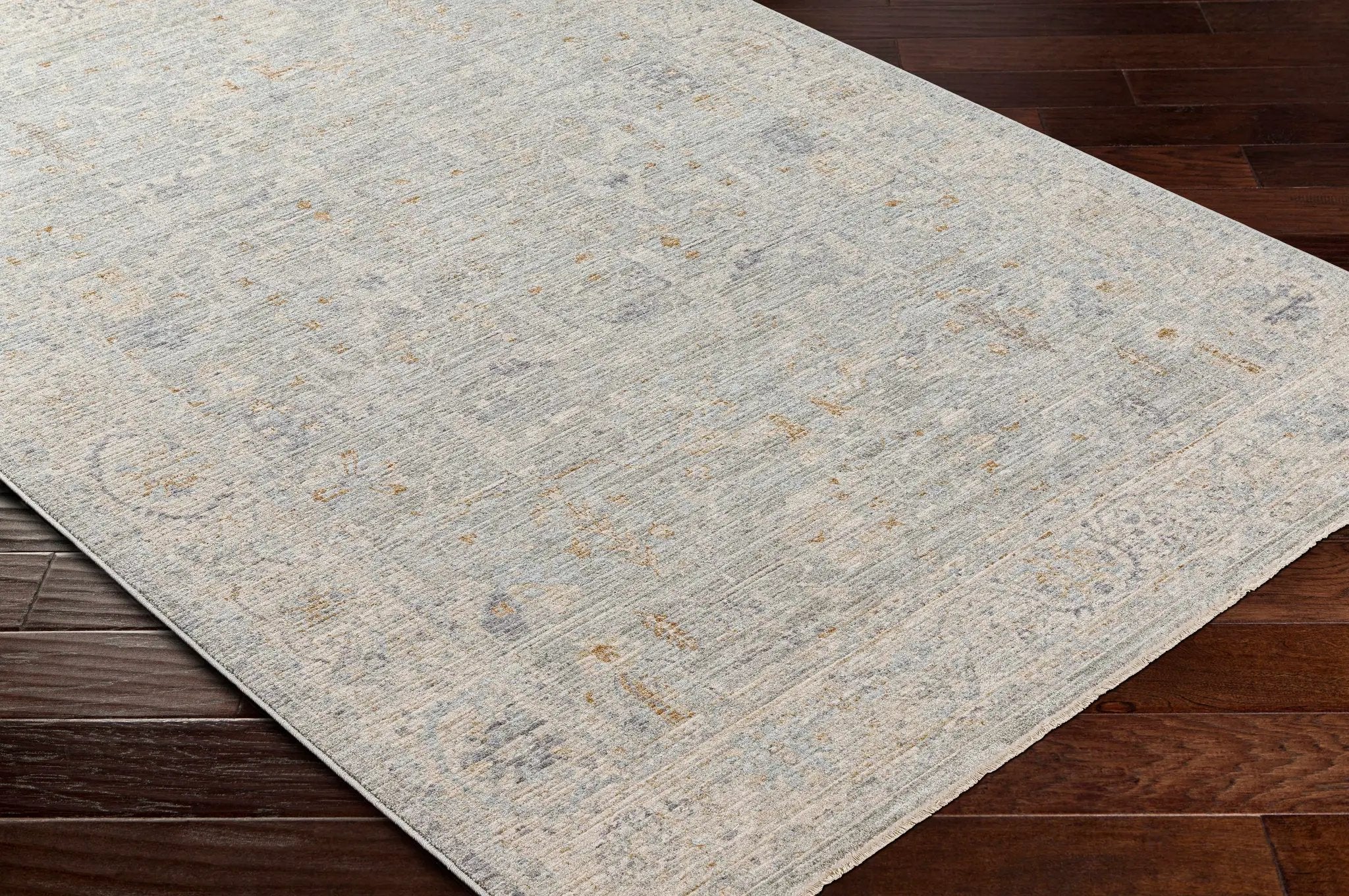 Merv Beige Neutral Thick Luxe Statement Rug by Boutique Rugs