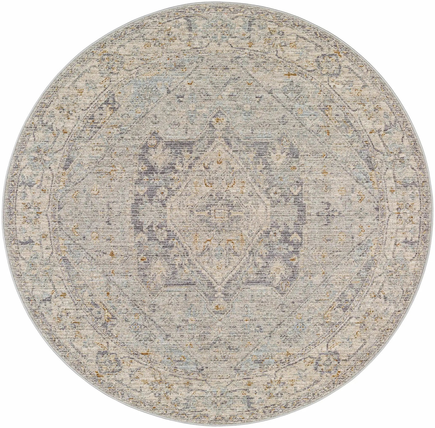Merv Beige Neutral Thick Luxe Statement Rug by Boutique Rugs