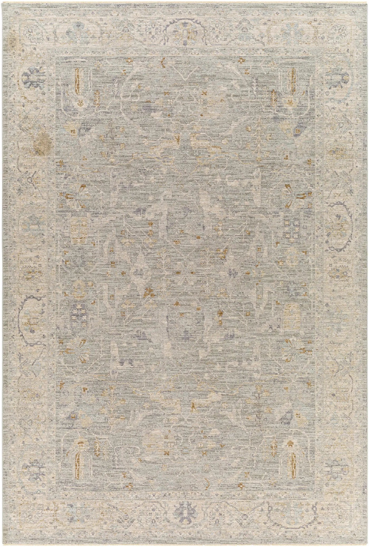 Merv Beige Neutral Thick Luxe Statement Rug by Boutique Rugs
