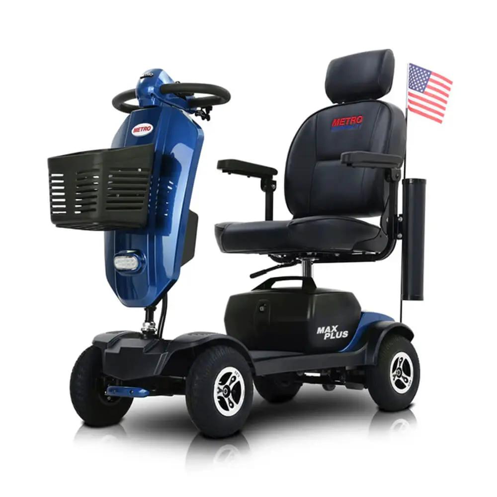 Metro Mobility Max Plus 24V/20AH Heavy Duty Electric Drive Mobility Scooter, 300LBS (SAK93164) by SAKSBY WHOLESALE