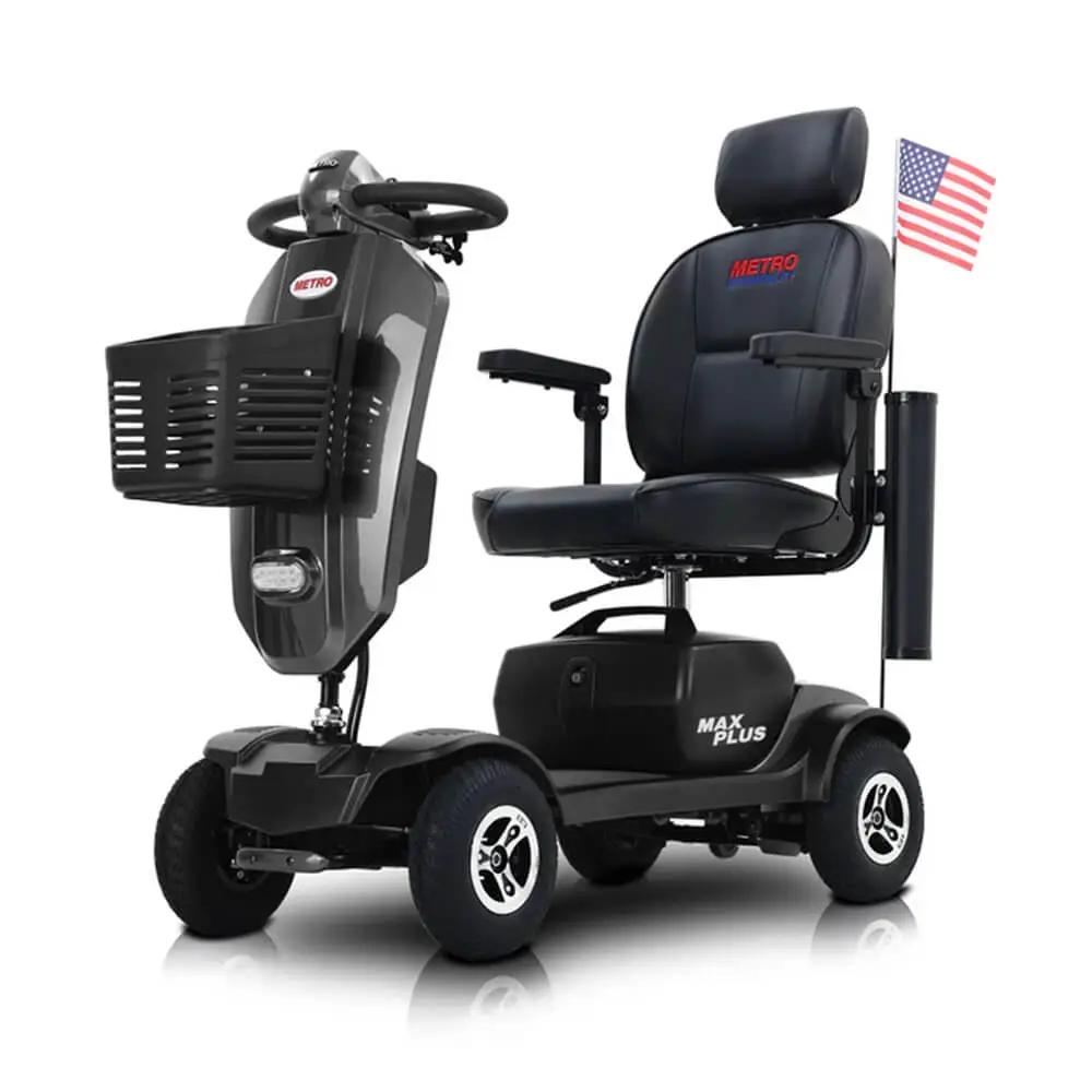 Metro Mobility Max Plus 24V/20AH Heavy Duty Electric Drive Mobility Scooter, 300LBS (SAK93164) by SAKSBY WHOLESALE