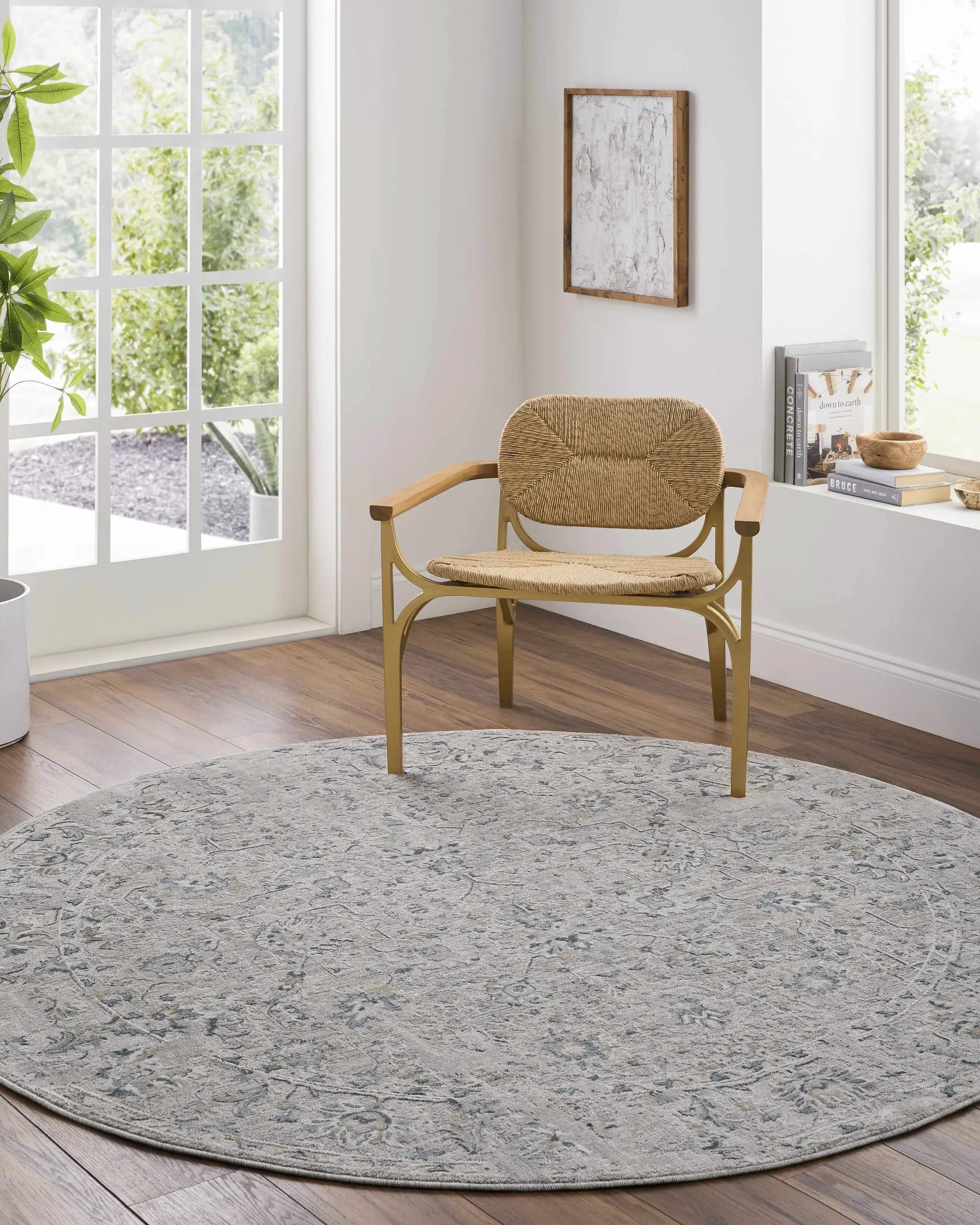 Melianna Gray Blue Thick Luxe Boutique Rug by Boutique Rugs