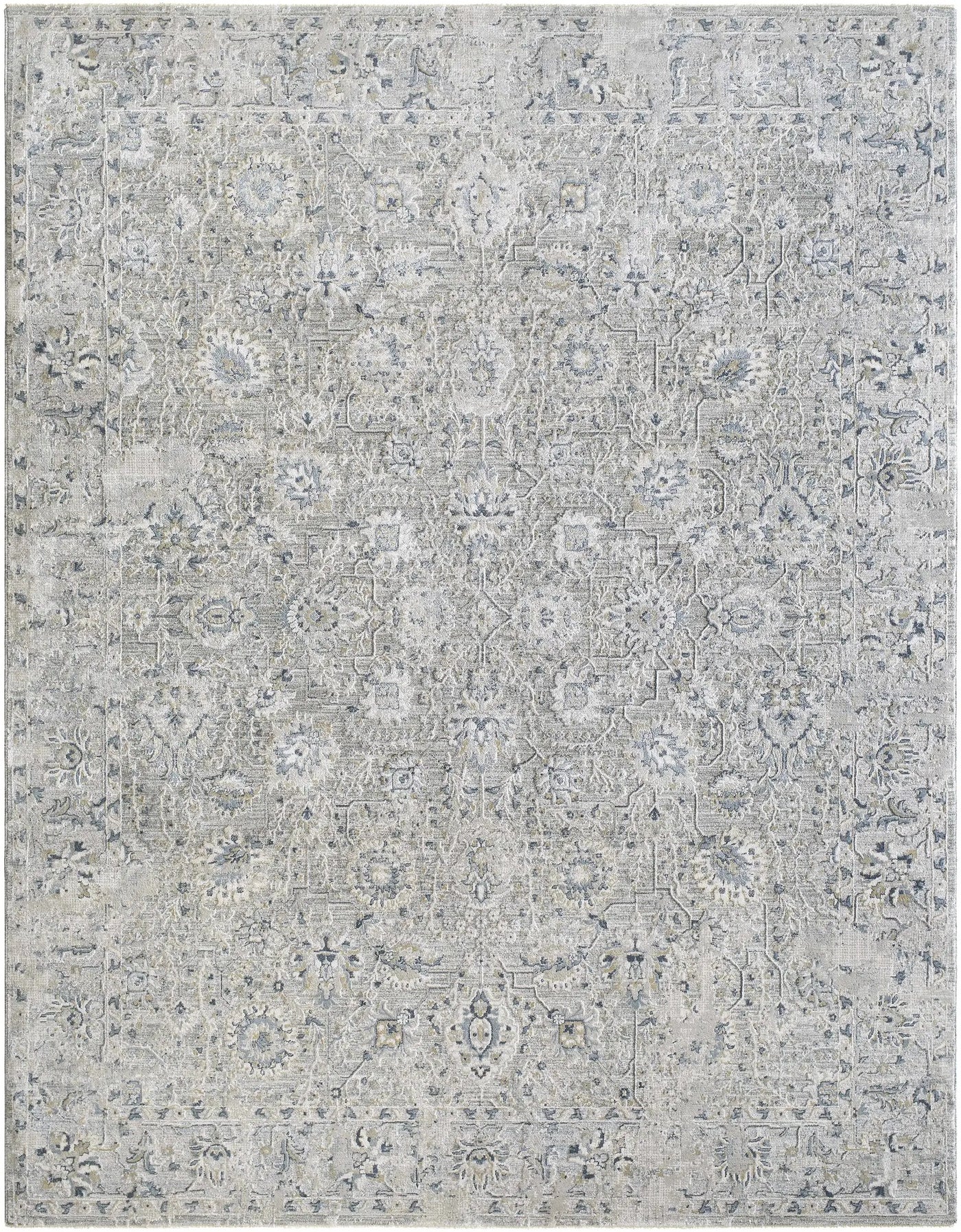 Melianna Gray Blue Thick Luxe Boutique Rug by Boutique Rugs