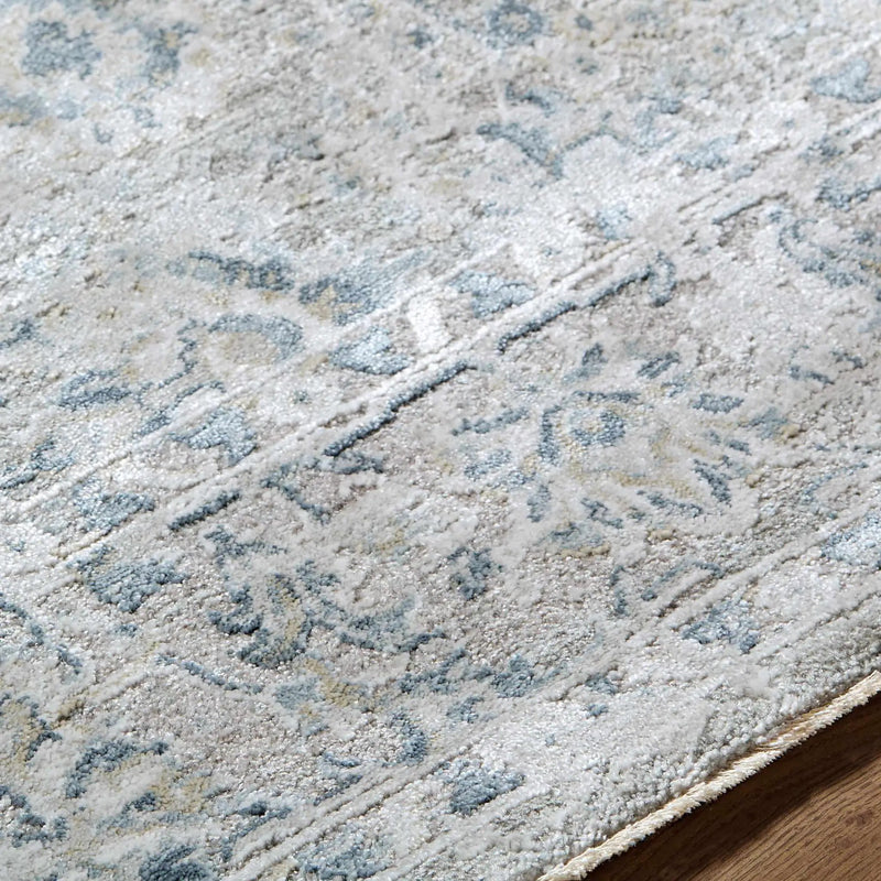 Melianna Gray Blue Thick Luxe Boutique Rug by Boutique Rugs