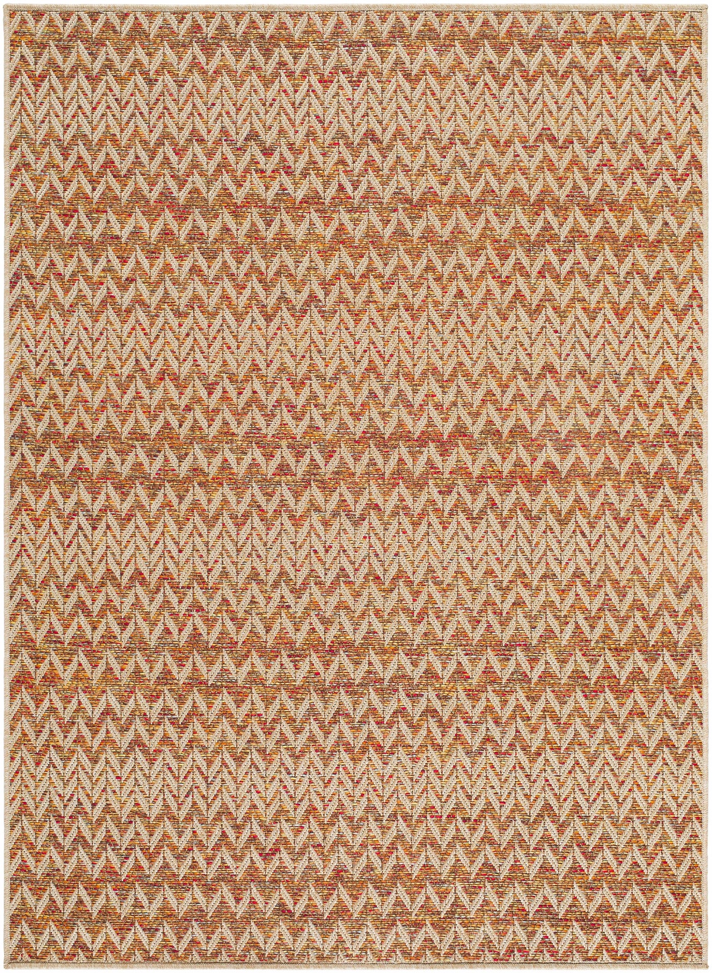 Alazne Burnt Orange Outdoor Area Rug by Boutique Rugs