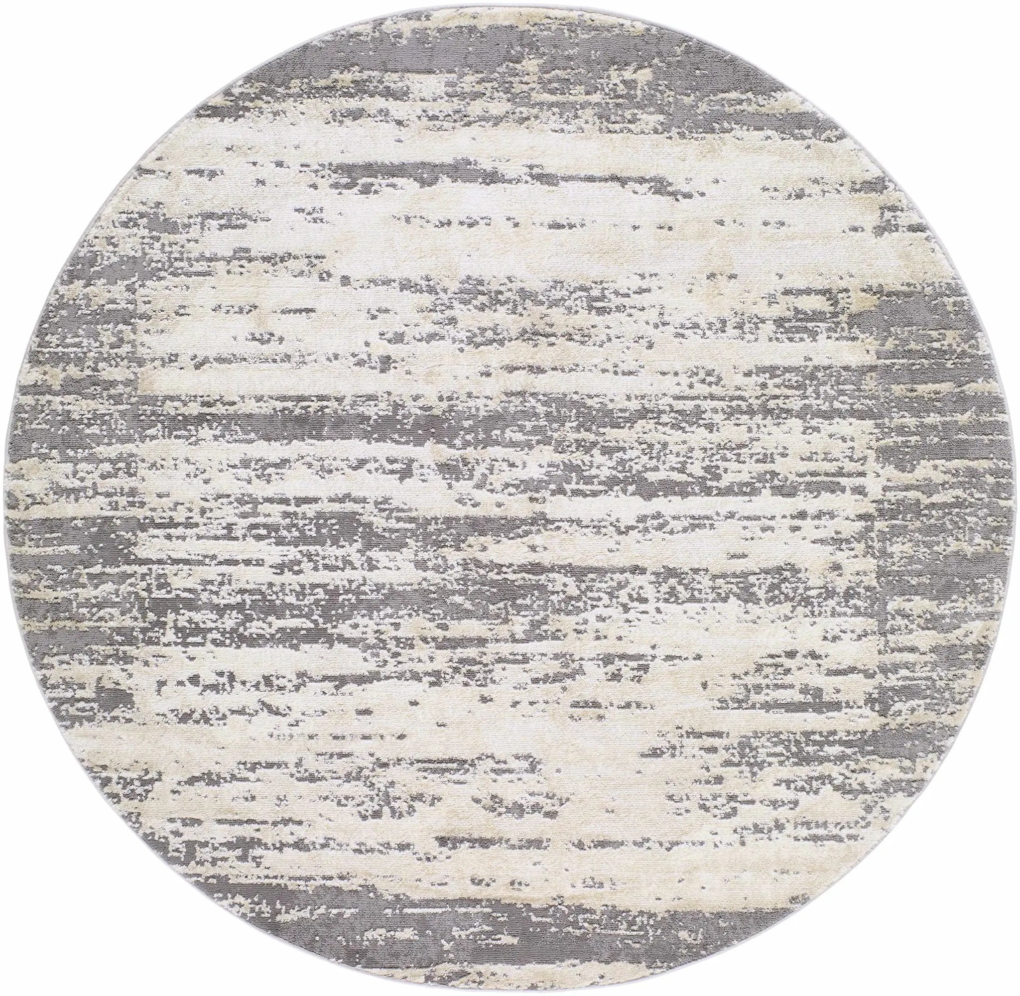 Mikana Beige Tibetan Rug by Boutique Rugs
