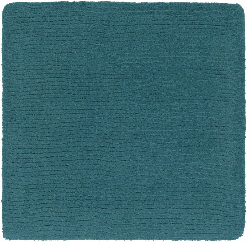 Brockton Solid Teal Wool Rug by Boutique Rugs