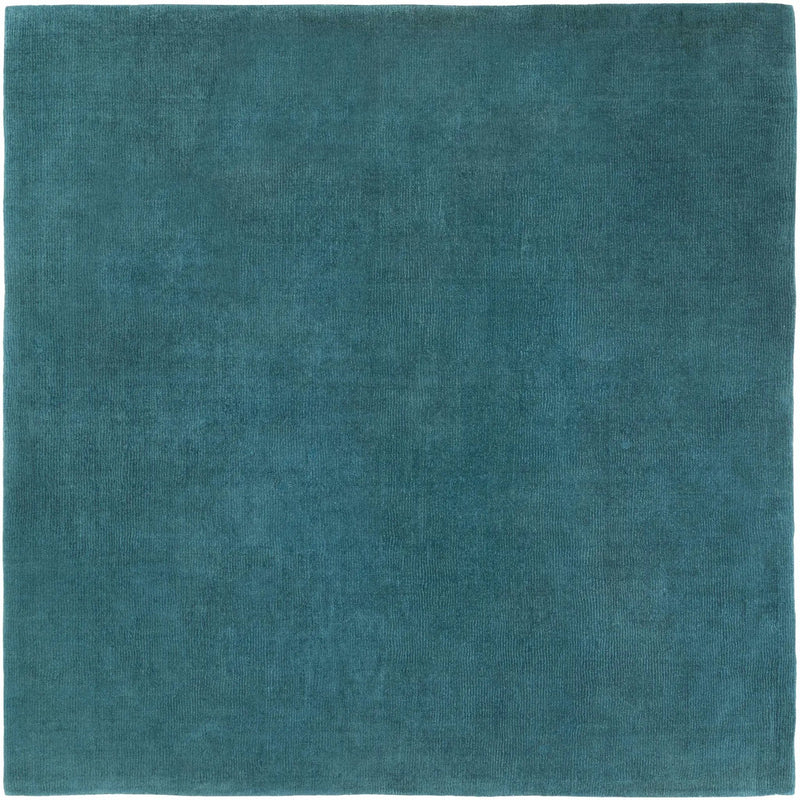 Brockton Solid Teal Wool Rug by Boutique Rugs