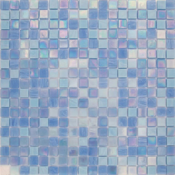 Sky Blue 12x12 Uniform Square Glossy Glass Mosaic Tile (20 pack, 18.69 sq ft/case)