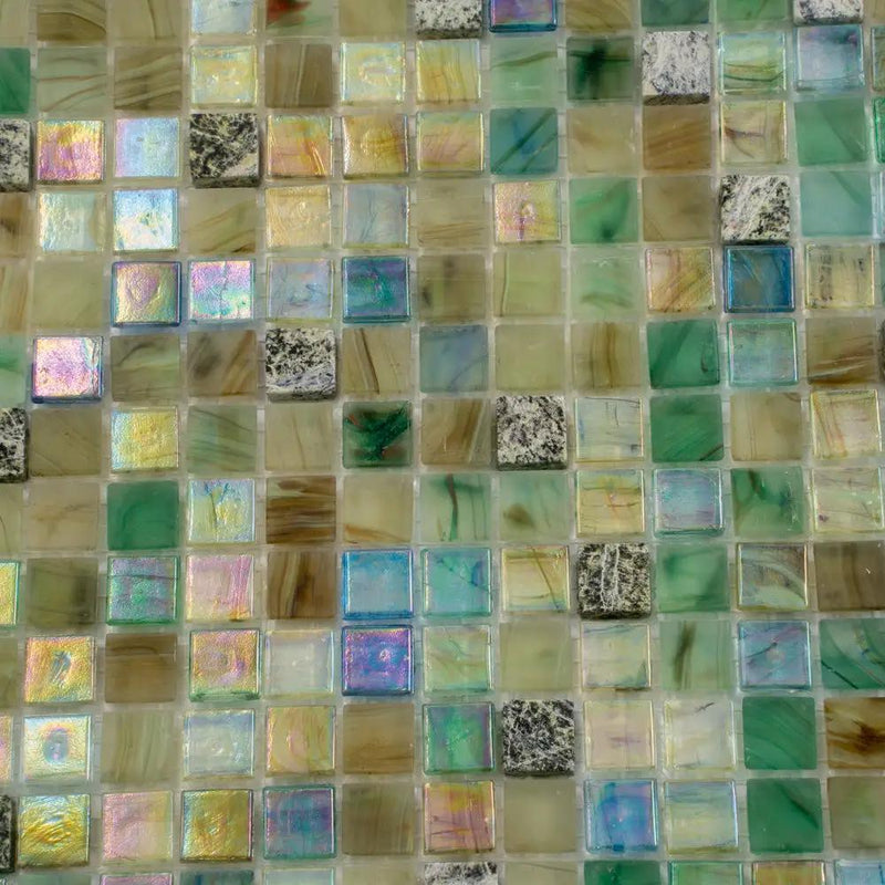 Emerald Green 12x12 Glossy Uniform Square Glass Mosaic Tile (10 pack, 9.3 sq ft/case) by Apollo Tile