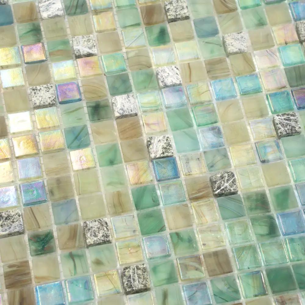 Emerald Green 12x12 Glossy Uniform Square Glass Mosaic Tile (10 pack, 9.3 sq ft/case) by Apollo Tile