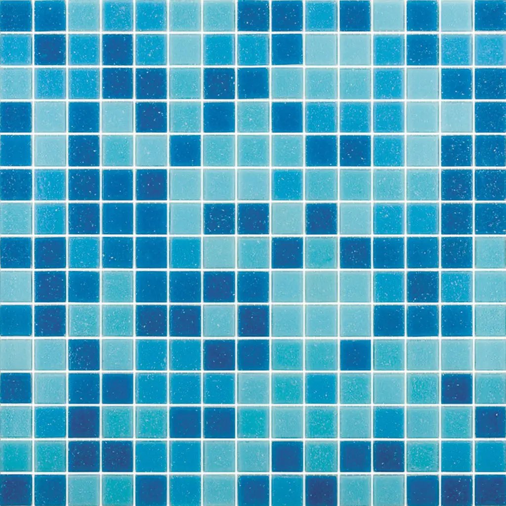 Pacific Blue 12x12 Uniform Square Glossy Glass Mosaic Tile (20 pack, 20 sq ft/case) by Apollo Tile
