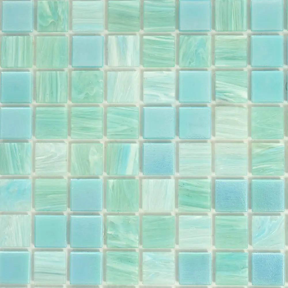 Baby Blue 12x12 Uniform Square Glossy Glass Mosaic Tile (20 pack, 20 sq ft/case) by Apollo Tile
