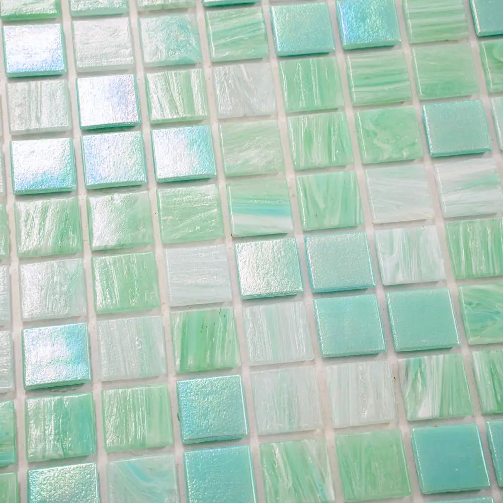Baby Blue 12x12 Uniform Square Glossy Glass Mosaic Tile (20 pack, 20 sq ft/case) by Apollo Tile