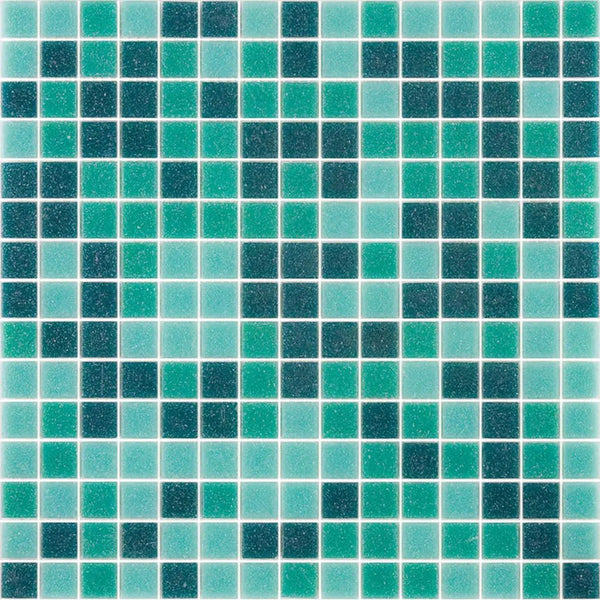 Persian Green 12x12 Uniform Square Glossy Glass Mosaic Tile (20 pack, 20 sq ft/case)