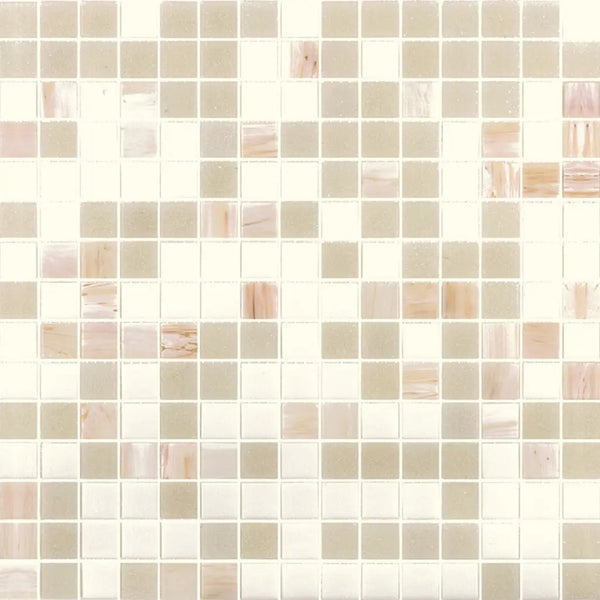 White Gray 12x12 Glossy Uniform Square Glass Mosaic Tile (20 pack, 20 sq ft/case)