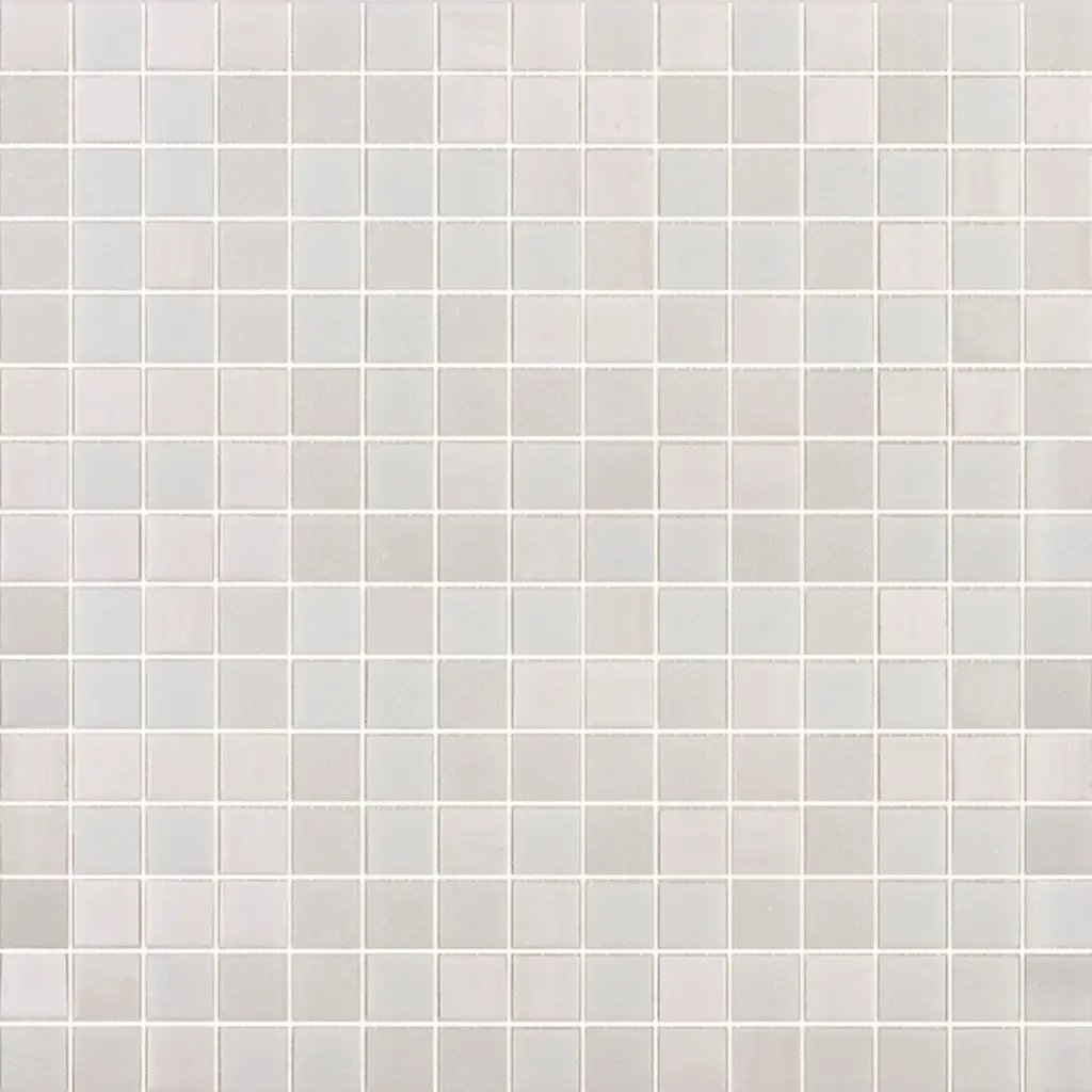 Pearl White 12x12 Uniform Square Glossy Glass Mosaic Tile (20 pack, 20 sq ft/case) by Apollo Tile