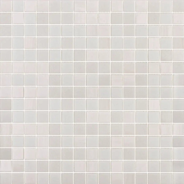 Pearl White 12x12 Uniform Square Glossy Glass Mosaic Tile (20 pack, 20 sq ft/case)