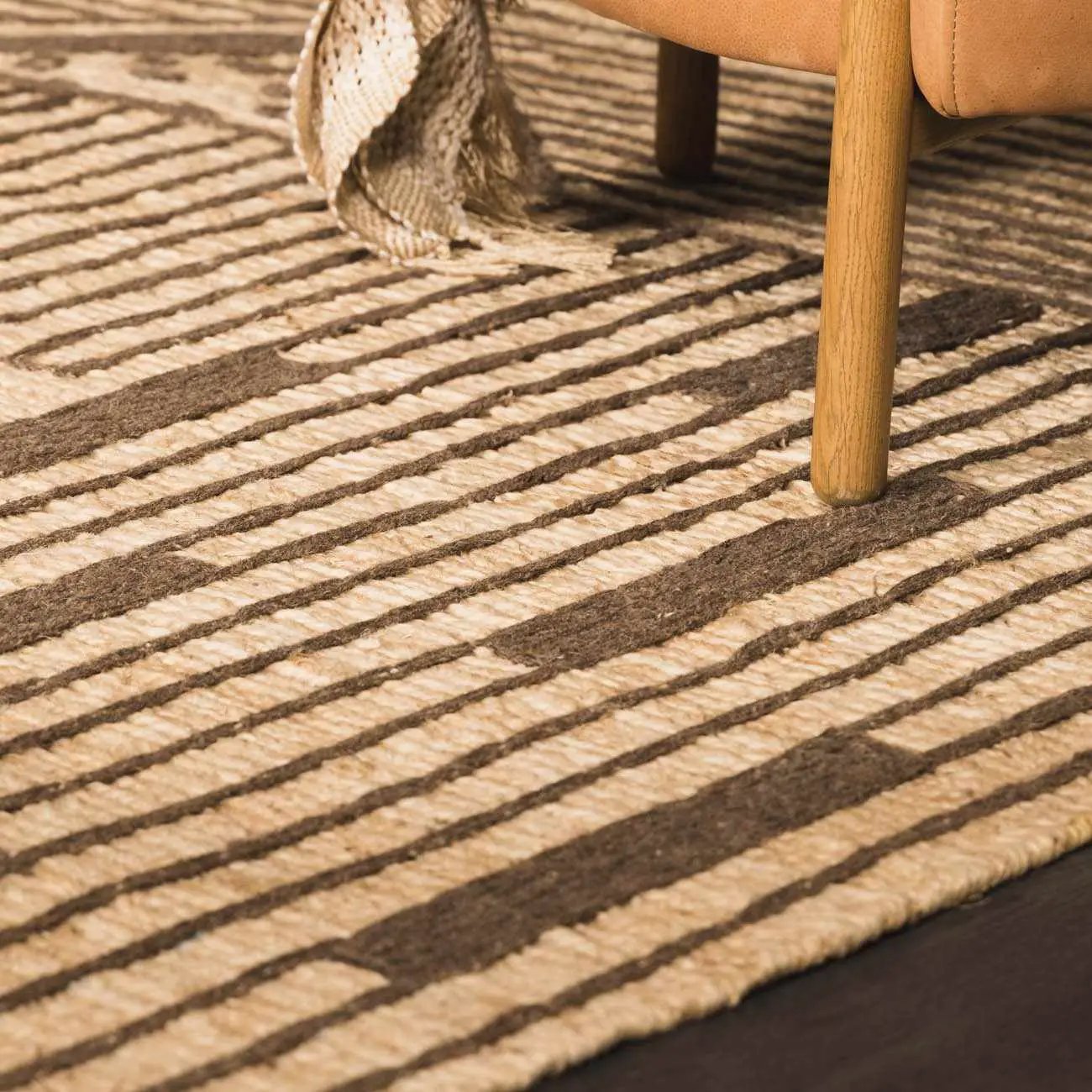 Millis Hand Knotted Jute Area Rug - Clearance by Boutique Rugs