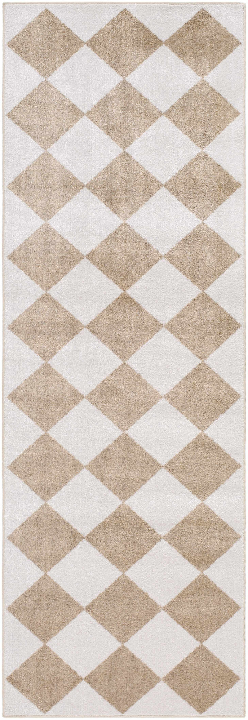 Ulric Brown Diamond Washable Area Rug by Boutique Rugs