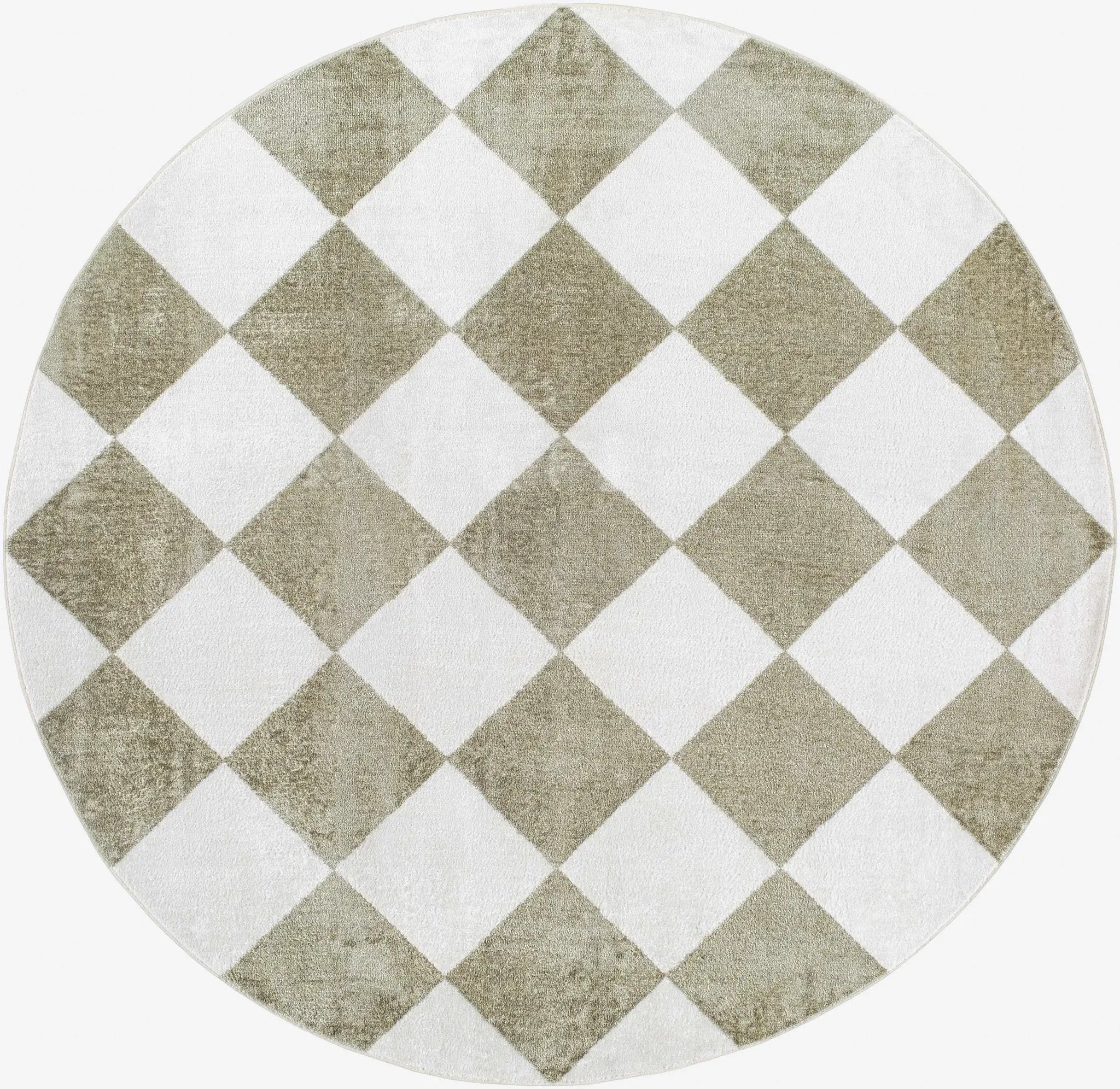 Ulric Green Diamond Washable Area Rug by Boutique Rugs