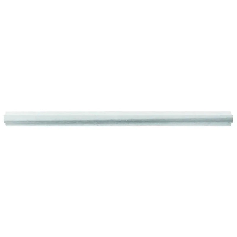 Light Gray 0.8x12 Polished Equator Pencil Marble Tile Trim (10 pack, 0.667 sq ft/case) by Apollo Tile