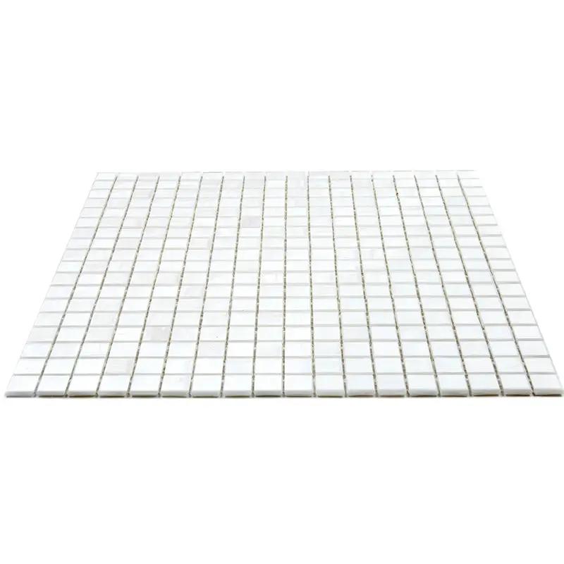 White Dove 12x12 Glossy Uniform Square Glass Mosaic Tile (20 pack, 18.69 sq ft/case) by Apollo Tile