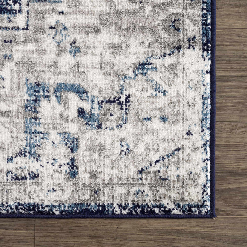 Buenaventura Navy Area Rug - Clearance by Boutique Rugs
