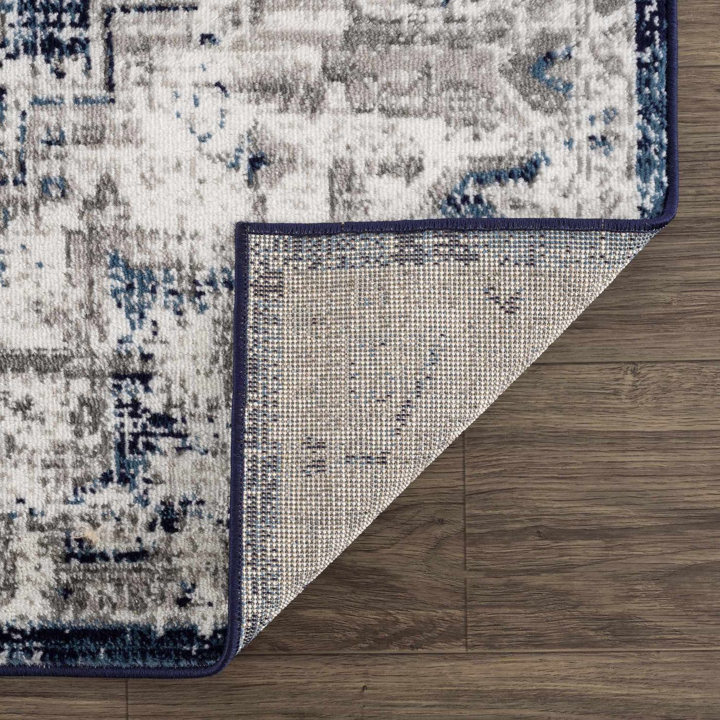 Buenaventura Navy Area Rug - Clearance by Boutique Rugs
