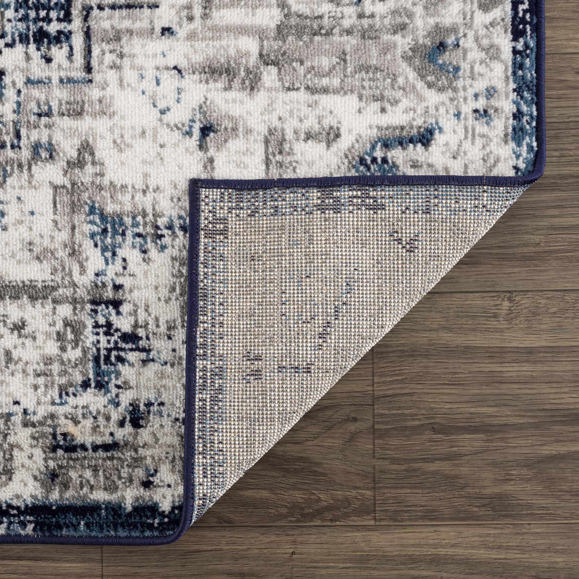 Buenaventura Navy Area Rug - Clearance by Boutique Rugs