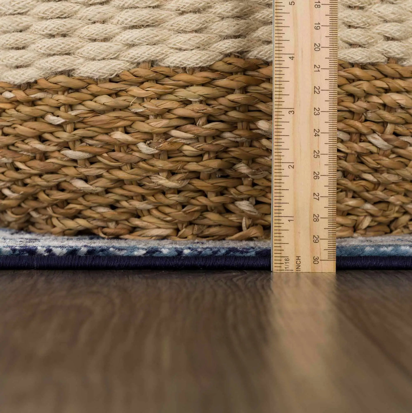 Buenaventura Navy Area Rug by Hauteloom