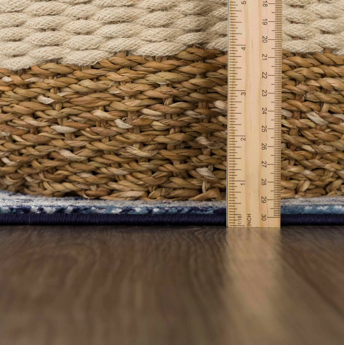 Buenaventura Navy Area Rug by Hauteloom