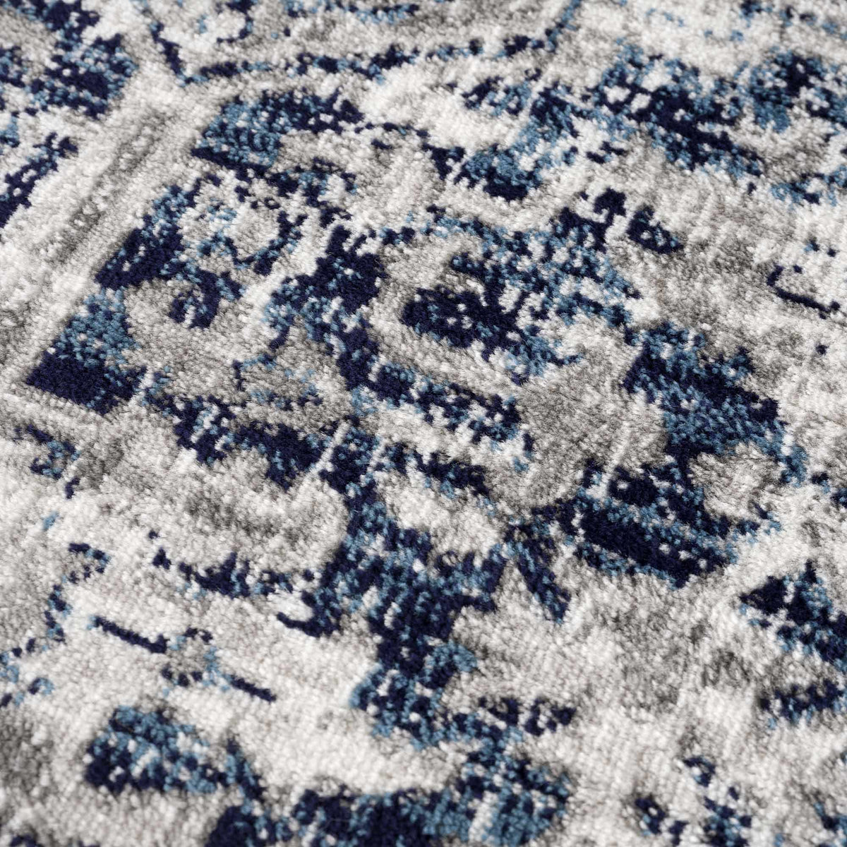 Buenaventura Navy Area Rug by Hauteloom