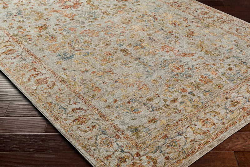 Asabi Tan Textured Rug with Fringes by Boutique Rugs