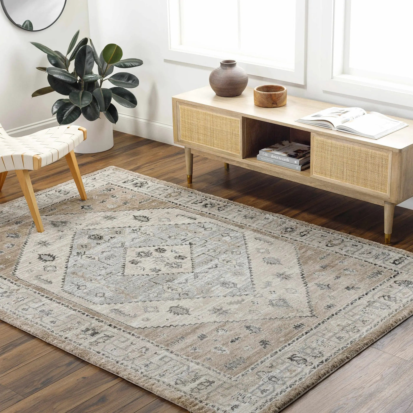 Minal Luxe Thick Area Rug by Boutique Rugs