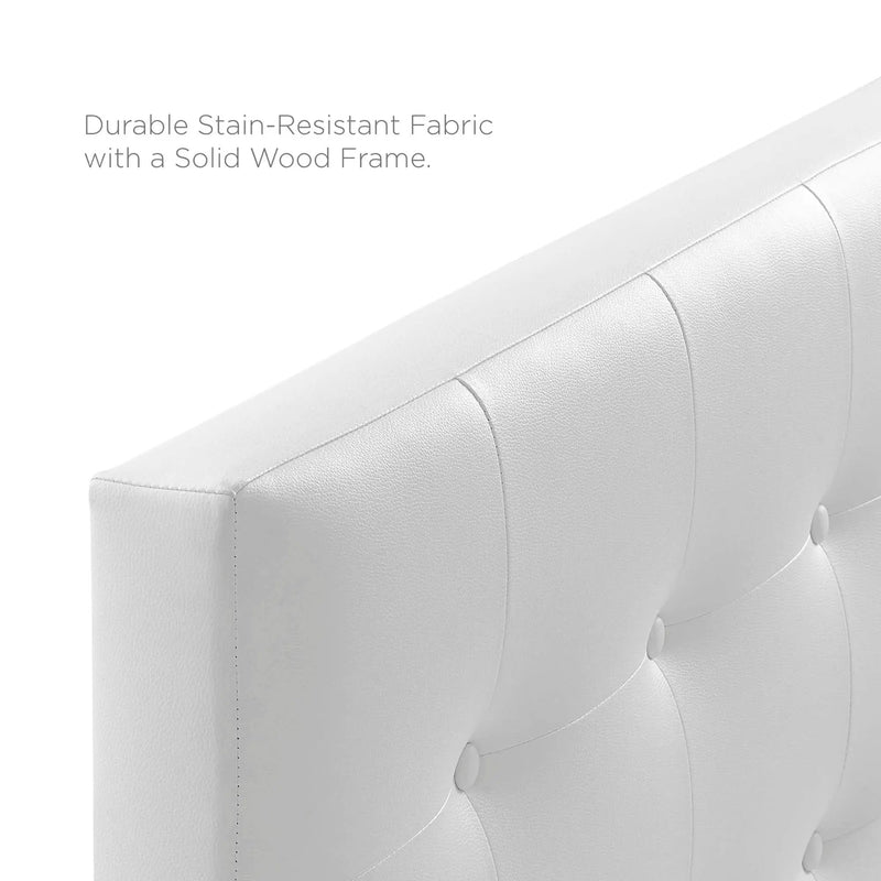 Lily Upholstered Vinyl King Headboard by Modway by HouseOfZazla