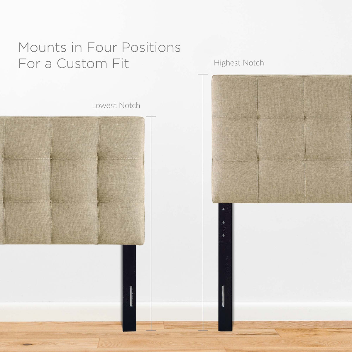 Lily Upholstered Fabric Headboard by Modway, photo 4 of 46