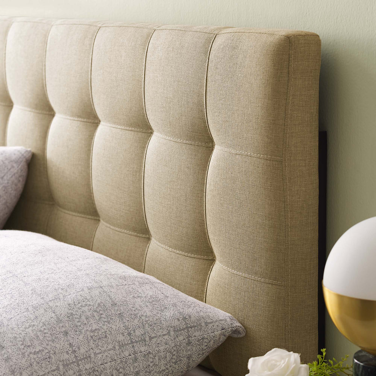 Lily Upholstered Fabric Headboard by Modway, photo 8 of 46