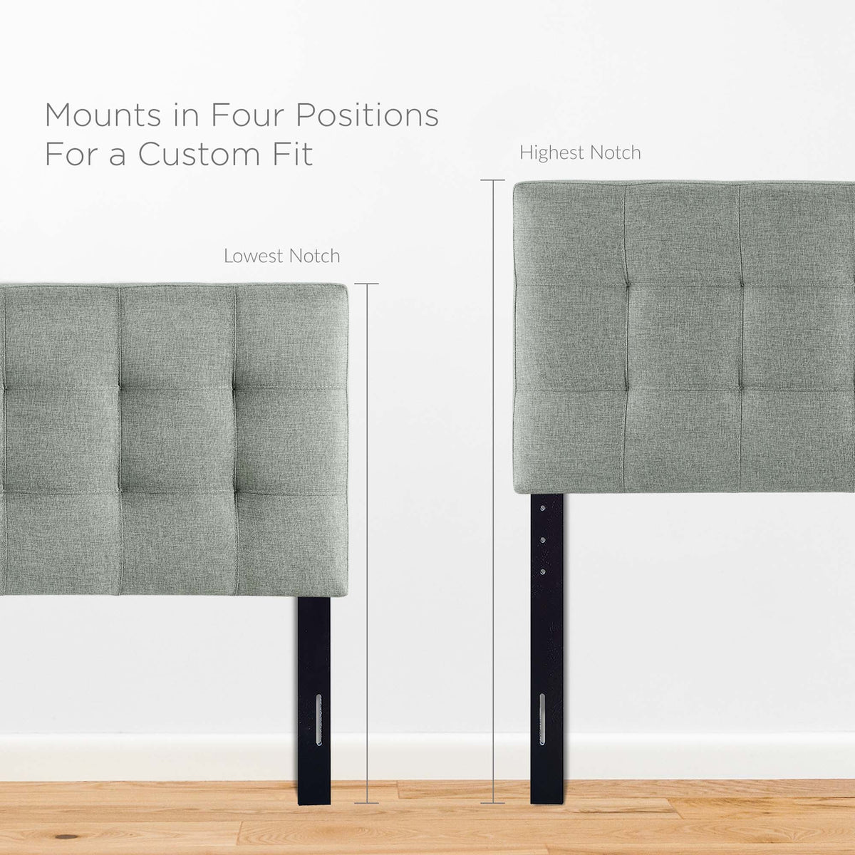 Lily Upholstered Fabric Headboard by Modway, photo 12 of 46