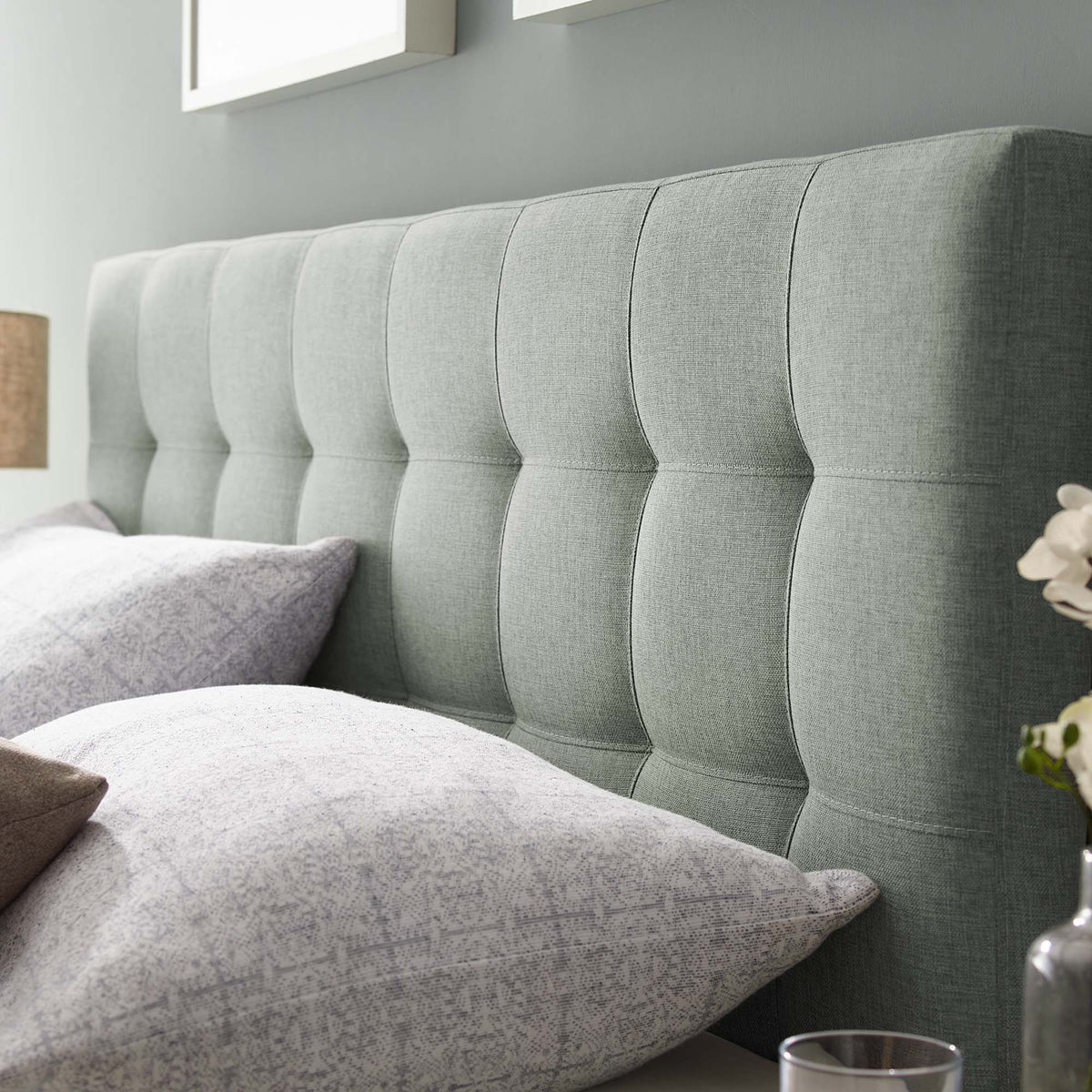 Lily Upholstered Fabric Headboard by Modway, photo 16 of 46
