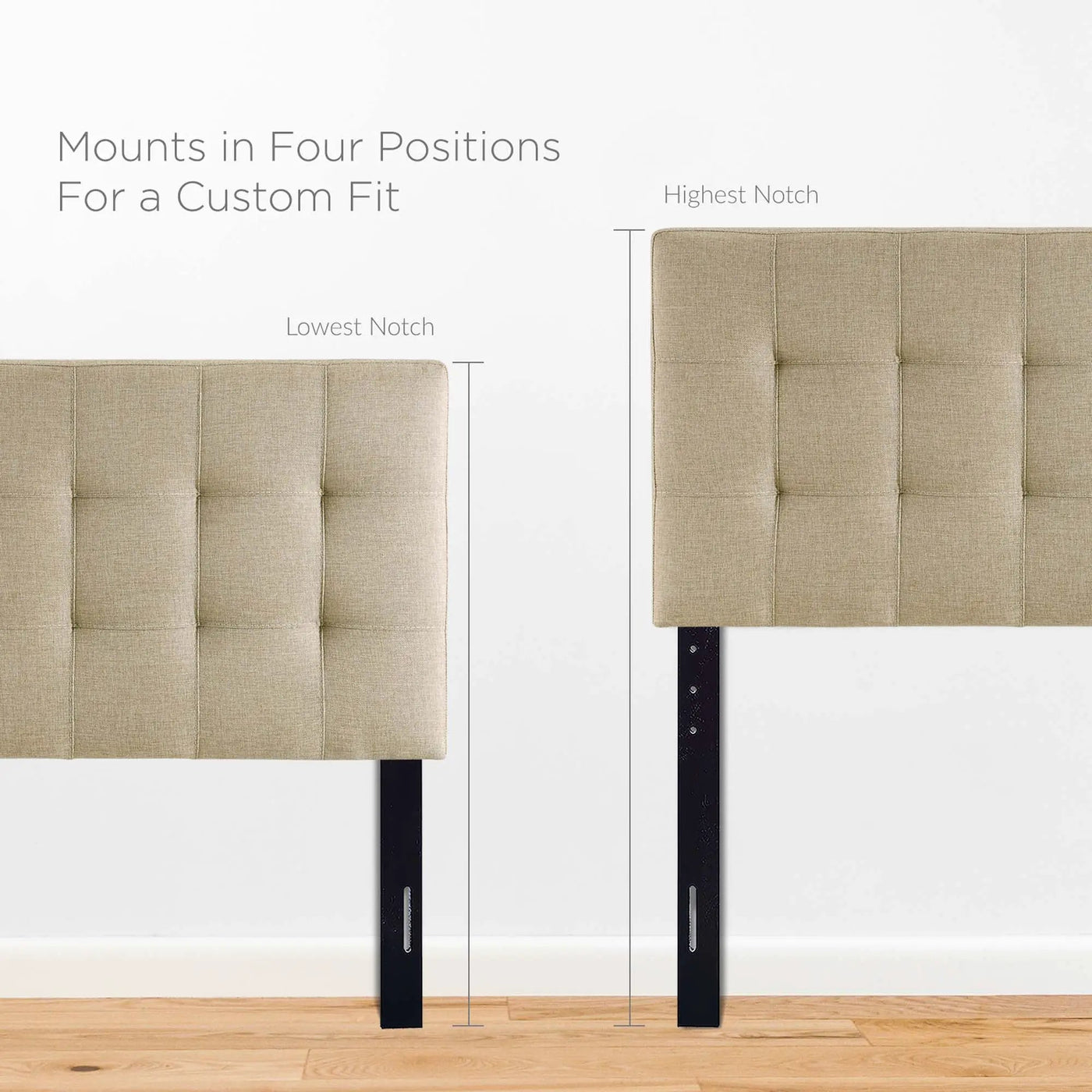 Lily Upholstered Fabric Twin Headboard by Modway by HouseOfZazla