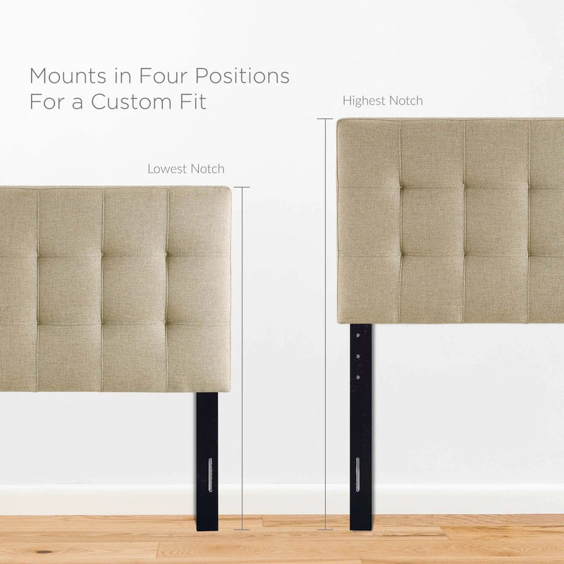Lily Upholstered Fabric Twin Headboard by Modway by HouseOfZazla