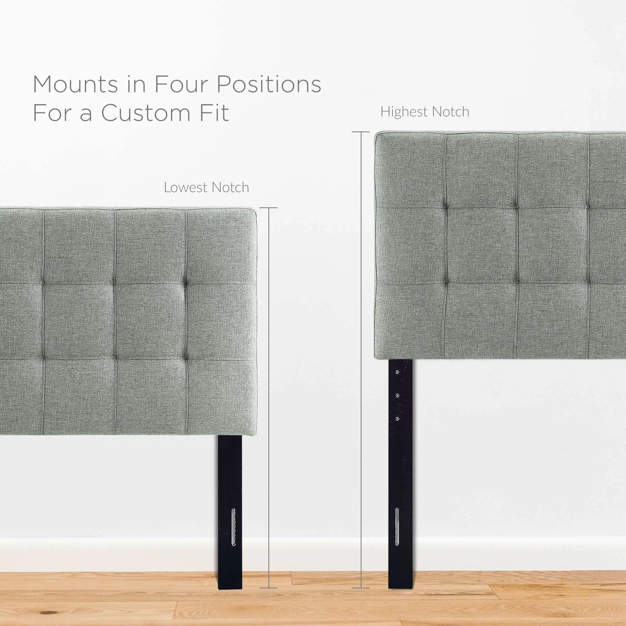 Lily Upholstered Fabric Twin Headboard by Modway by HouseOfZazla