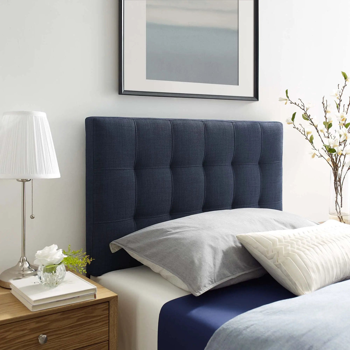 Lily Upholstered Fabric Twin Headboard by Modway by HouseOfZazla